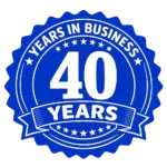 40 years in business