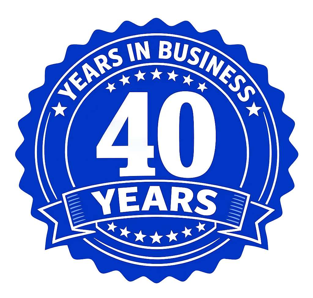 40 years in business